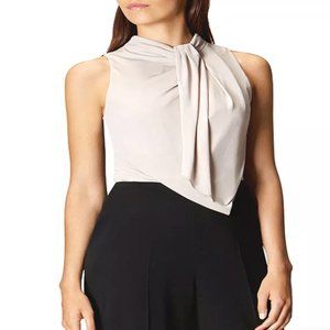 KAREN MILLEN Debonnaire Color-Block Jumpsuit NWT